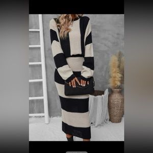 Matching sweater and skirt set